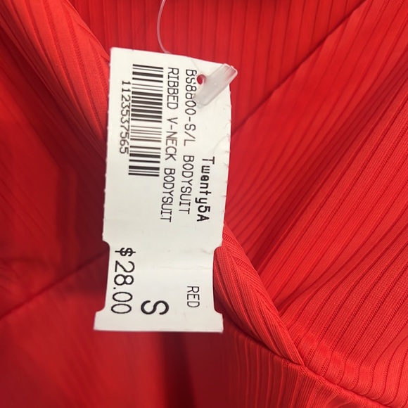 Dress code NWT red bodysuit - Picture 2 of 3